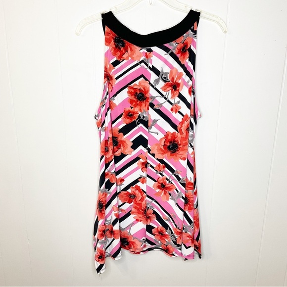 Avenue Plus Size 14/16 Tank Top Blouse Beaded Front - Picture 3 of 3